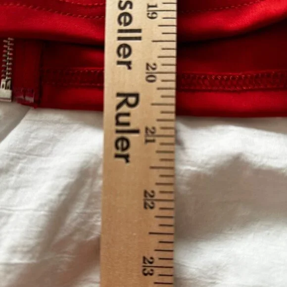 Vivid Women's Red Fringe Western Long Sleeve Top Size L Sheer Bodice and Sleeves - Picture 7 of 8